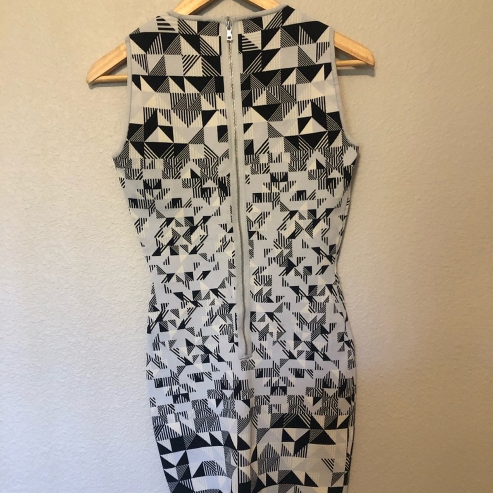 BCBG Max Azria Geometric Print Sheath Dress - Picture 2 of 4